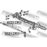 0321-CRV, НАКОНЕЧНИК РУЛЕВОЙ