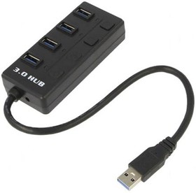 Фото 1/2 AK-AD-32, Адаптер USB / Fast Ethernet с хабом USB, USB 3.0, 0,15м