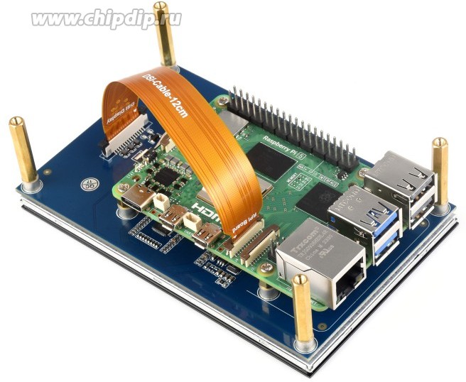 5inch DSI LCD (Rev2.2), TFT дисплей 800x480 px с емкостной