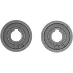 93654, Подающий ролик, U профиль под алюминиевую проволоку 1,0-1,2 мм, 2 шт