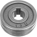 93654, Подающий ролик, U профиль под алюминиевую проволоку 1,0-1,2 мм, 2 шт