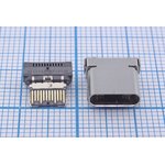 Гнездо USB 3.1, Тип C, 12 прямых и 12 угловых контактов ...