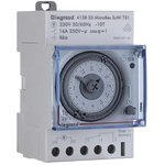 4 128 23, Analogue DIN Rail Time Switch 230 → 250 V ac, 1-Channel