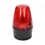 LEDS100-02-02, LEDS100 Series Red Flashing Beacon, 20 → 30 V ac/dc ...