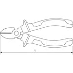 CP00180 Бокорезы с двухкомпонентными рукоятками, 180 мм