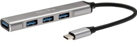 Telecom TA308C Переходник USB 3.1 Type-C-- USB3.0+3 USB2.0, Aluminum Shell, 0.2м Telecom  TA308C  [07958820049750]