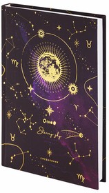 Фото 1/10 Ежедневник недатированный А5 (145х215 мм), ламинированная обложка с фольгой, 128 л., STAFF, "Starry", 113525