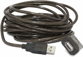 Фото 1/3 Кабель удлинительный USB A (M) - USB A (F), 5м, Gembird UAE-01-5M
