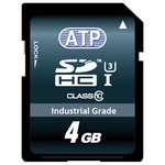 AF4GSDI-WADXM, 4 GB Industrial SDHC SD Card, Class 10, UHS-1 U1