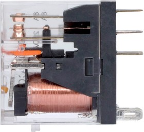 IR-24DC-2CO, Реле миниатюрное промышленное, 2CO, ком. ток 8А, AgSnO2, напряжение 24V DC, опция: светодиод