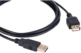 Фото 1/4 Кабель удлинительный USB A (M) - USB A (F), 0.9м, Kramer C-USB/AAE-3