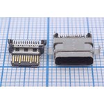 Гнездо USB 3.1, Тип C, угловое, 24 контакта, SMD на плату ...