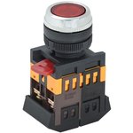 BBT30-ABLFS-K04, Кнопка ABLFS-22 красный d22мм неон/240В 1з+1р IEK