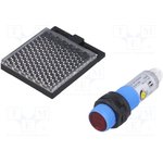 VL180-2P42436, Retroreflective Photoelectric Sensor, Barrel Sensor ...