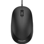 Мышь компьютерная Philips (SPK7207B/01) Проводная/3кн/USB 2.0/1200dpi/черн