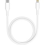 72231, Дата-кабель USB-C - Lightning, MFI, 60W, 1.2м, белый, Deppa