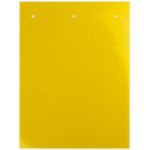 Табличка полужесткая клейкое основание ПВХ-0.5 желт. (уп.60шт) DKC TAS6715AY