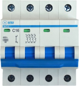 ME21097, Автоматический выключатель 4P 32А (C) 10kA BA 47-100 APEX PROFF