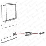 XF0195, XF0195 COVIND, DAF F95/105XF Ручка двери .