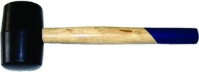 Резиновая киянка с деревянной ручкой, 680 гр 6921900