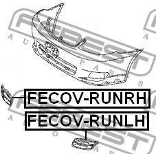 Фото 1/5 FECOV-RUNLH, Заглушка противотуманной фары