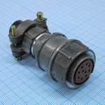 2PM22-10TKQB2 (аналог 2РМТ22КПН10Г1В1В), Розетка на кабель 10 контактов