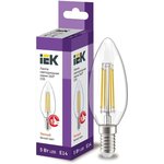 LLF-C35-5-230-30-E14-CL, Лампа LED C35 свеча прозр. 5Вт 230В 3000К E14 серия 360° IEK