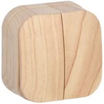 Switch 2-cl. OP GLORY 10A VS20-2-0- HC pine IEK EVH20-K34-10