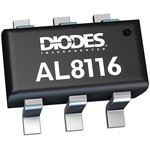 AL8116W6-7, LED Lighting Drivers LED Offline Driver SOT26 T&R 3K