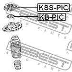 Опора переднего амортизатора L=R KIA Picanto FEBEST KSS-PIC