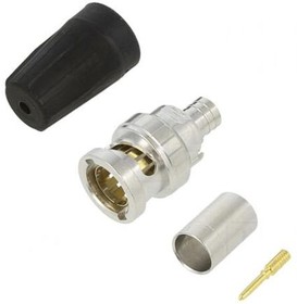 Фото 1/3 NBNC75BWU13, Cable plug BNC Rear Twist, BNC, Brass, Plug, Straight, 75Ohm, Crimp Terminal