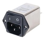 FN9264-10-06, AC Power Entry Modules 10A 250VAC 50/60HZ