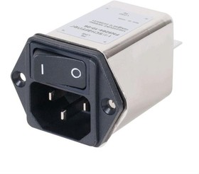Фото 1/2 FN9264-1-06, Power Entry Module Filtered M 3 POS 250VAC 1A Switch ST 1 Port