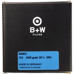 Градиентный фильтр B+W BASIC 702 MRC 82mm Graduated ND 25 % (1102736)