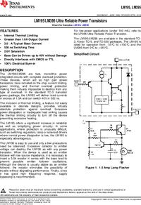 LM395T/NOPB, Транзистор NPN c защитой от перегрузки, 36В, 2.2А [TO-220 ...