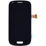 Дисплей (экран) в сборе с тачскрином для Samsung Galaxy S3 mini GT-I8190 черный