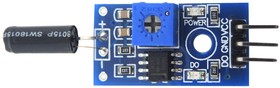 Фото 1/2 Модуль датчика вибрации для Arduino SW-18015P