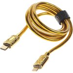 NBQ217A Gold, Кабель iPhone (5-)-USB Type C 1м золото XO