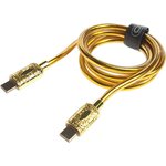 NBQ217B Gold, Кабель USB Type C-USB Type C 1м золото XO