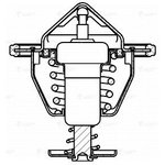LT3003, Термостат Geely Emgrand EC7 (09-)/Emgrand X7 (13-) (82С) (термоэл.) (LT 3003)