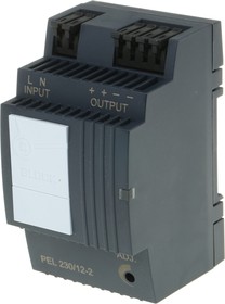 Фото 1/4 PEL 230/12-2, PEL 230 Switch Mode DIN Rail Power Supply, 85 264 V ac / 120 373V dc ac, dc Input, 12V dc dc