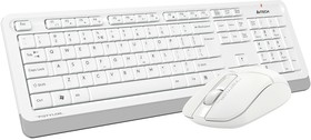 Фото 1/2 Клавиатура + мышь A4Tech Fstyler FG1012 White