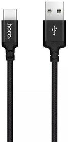 Фото 1/2 Кабель USB - USB Type-C, 1м, HOCO X14 Black (HC-62868)
