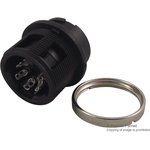 T3377-000, Circular DIN Connectors FEMALE RECEPTACLE 5 WAY