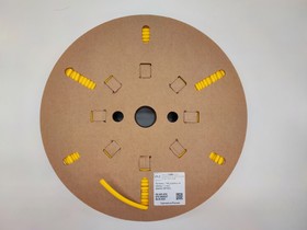 Профиль круглый на провод диаметром до 7,0 мм (100м), цвет желтый