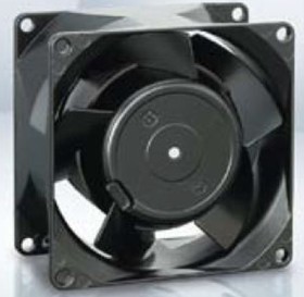 AC axial fan, 115 V, 80 x 80 x 38 mm, 47 m³/h, 28 dB, sintec slide bearing, ebm-papst, 8800 N