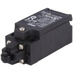 D4N1132, Limit Switch, Roller Plunger, 1NC + 1NO, 2 Snap-Action Contacts