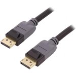 50468, Кабель, DisplayPort1.3, вилка DisplayPort, с обеих сторон, 3м