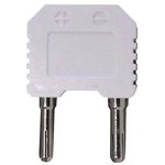 P TA, Thermocouple Adapter, Type-K - 2x 4mm Connector, White