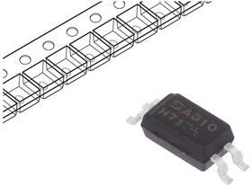 Фото 1/2 PC3H711NIP1H, DC-IN 1-CH Transistor DC-OUT 4-Pin Mini-Flat T/R